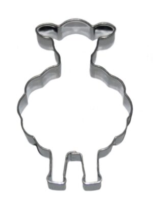Keksa. Lämmchen Hinterteil 67x45mm Edelstahl