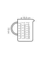 Messbecher Glas Delicia mit Skala 1,0 Liter
