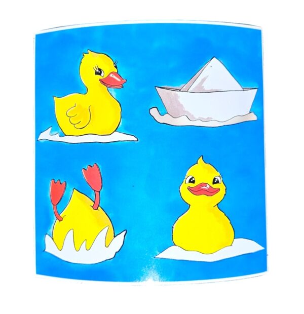 Kacheldekor 10er Family Duck 14,8x14,8cm